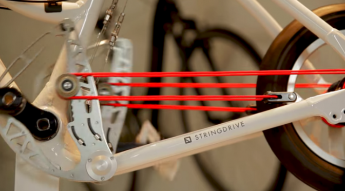 Ropes Used in Bicycle instead of traditional chain and pulley method